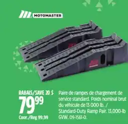 Canadian Tire Motomaster Standard-Duty Ramp Pair offer