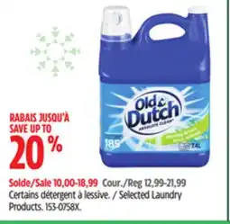 Canadian Tire Old Dutch Selected Laundry Products offer