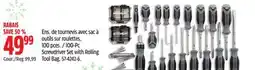 Canadian Tire Maximum Screwdriver Set with Rolling Tool Bag offer