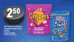 Maxi MINI BISCUITS 144-200 G OU CRAQUELINS CRISPERS 145 G CHRISTIE offer