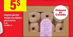 Maxi BEIGNES GLACÉES SIMPLE JOYS BAKERY | GLAZED DONUTS, 6 un offer