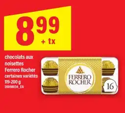 Maxi CHOCOLATS AUX NOISETTES FERRERO ROCHER, 119-200 G offer
