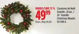 Canadian Tire NOMA 24˝ Grandin Christmas Wreath offer