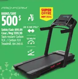 Canadian Tire Carbon TLX Treadmill offer