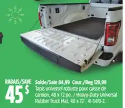 Canadian Tire Heavy-Duty Universal Rubber Truck Mat offer