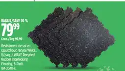 Canadian Tire WA:KE Athletic WAKE Recycled Rubber Interlocking Flooring, 6-Pack offer