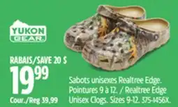 Canadian Tire Yukon Realtree Edge Unisex Clogs offer