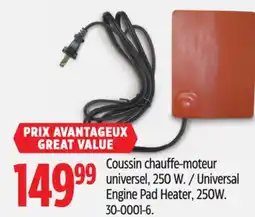 Canadian Tire Universal Engine Pad Heater offer