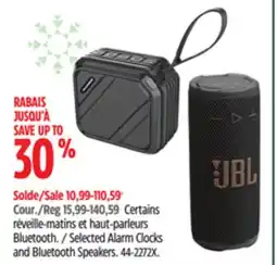 Canadian Tire Selected Alarm Clocks and Bluetooth Speakers offer