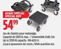 Canadian Tire Snowmobile Dolly Set offer