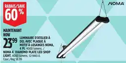 Canadian Tire NOMA 4´ DIAMOND PLATE LED SHOP LIGHT offer