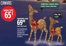 Canadian Tire Incandescent Golden Charm Deer offer