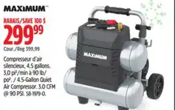 Canadian Tire 4.5-Gallon Quiet Air Compressor offer