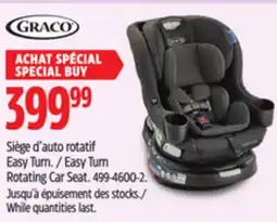 Canadian Tire Graco Easy Turn Rotating Car Seat offer