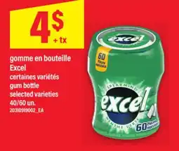 Maxi GOMME EN BOUTEILLE EXCEL | GUM BOTTLE, 40/60 un offer