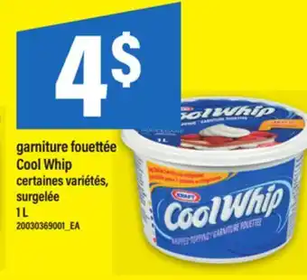 Maxi GARNITURE FOUETTÉE COOL WHIP, 1 L offer