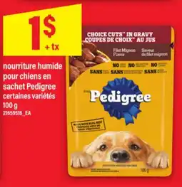 Maxi NOURRITURE HUMIDE POUR CHIENS EN SACHET PEDIGREE, 100 G offer