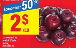 Maxi PRUNES NOIRES offer