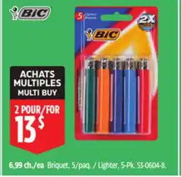 Canadian Tire BIC Lighter, 5-Pk offer