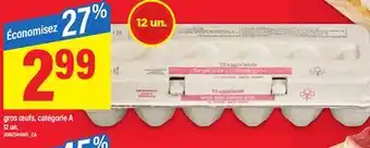 Maxi GROS ŒUFS, CATÉGORIE A, 12 un offer