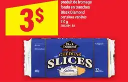 Maxi PRODUIT DE FROMAGE FONDU EN TRANCHES BLACK DIAMOND, 410 G offer