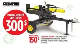 Canadian Tire 20-Ton 224cc Gas Log Splitter offer
