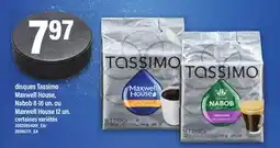Maxi DISQUES TASSIMO MAXWELL HOUSE, NABOB 8-16 UN. OU MAXWELL HOUSE 12 UN offer