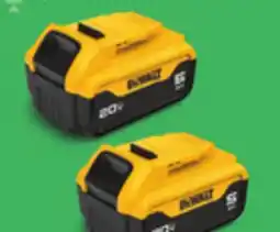 Canadian Tire Dewalt 20V MAX 5Ah Battery, 2-Pk offer