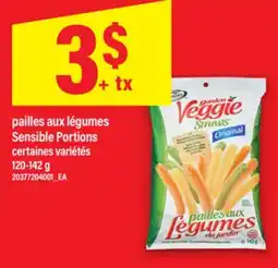 Maxi PAILLES AUX LÉGUMES SENSIBLE PORTIONS, 120-142 g offer