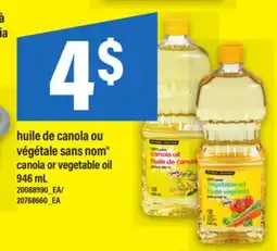 Maxi HUILE DE CANOLA OU VÉGÉTALE SANS NOM | CANOLA OR VEGETABLE OIL, 946 ML offer