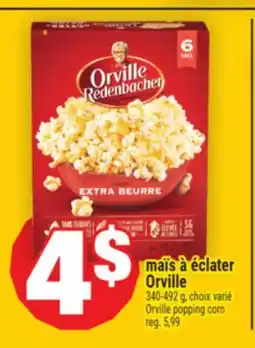 Super C MAÏS À ÉCLATER ORVILLE | ORVILLE POPPING CORN offer