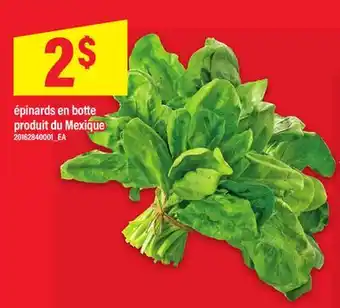 Maxi ÉPINARDS EN BOTTE offer