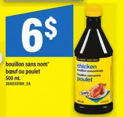 Maxi BOUILLON SANS NOM BŒUF OU POULET, 500 ML offer