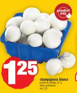 Super C champignons blancs | white mushrooms offer