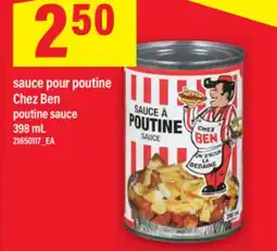 Maxi SAUCE POUR POUTINE CHEZ BEN, 398 ML offer