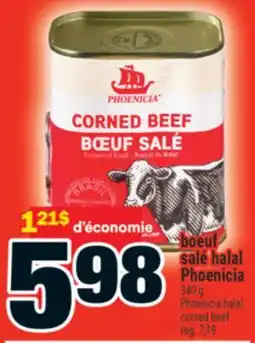 Super C boeuf salé halal Phoenicia | Phoenicia halal corned beef offer
