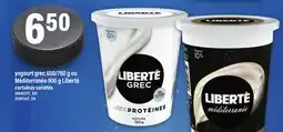Maxi YOGOURT GREC 650/750 G OU MÉDITERRANÉE 900 G LIBERTÉ offer