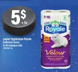 Maxi PAPIER HYGIÉNIQUE ROYALE | bathroom tissue, 8=16 rouleaux/rolls offer