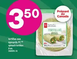 Maxi TORTILLAS AUX ÉPINARDS PC | SPINACH TORTILLAS, 6 un offer