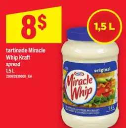 Maxi TARTINADE MIRACLE WHIP KRAFT | SPREAD, 1,5 L offer