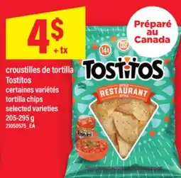 Maxi CROUSTILLES DE TORTILLA TOSTITOS | TORTILLA CHIPS, 205-295 G offer