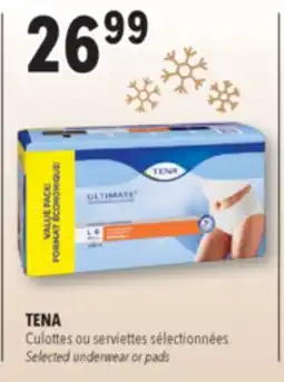 Familiprix TENA Selected underwear or pads offer