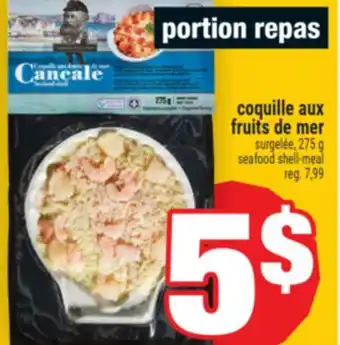 Super C coquille aux fruits de mer | seafood shell-meal offer