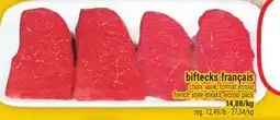 Super C biftecks français | french style steaks offer