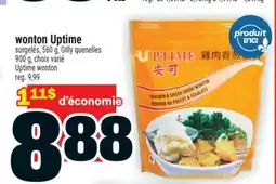 Super C WONTON UPTIME, 560 G GILLY QUENELLES 900 G,| UPTIME WONTON offer
