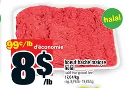 Super C BOEUF HACHÉ MAIGRE HALAL | HALAL LEAN GROUND BEEF offer