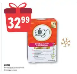 Familiprix ALIGN, Selected probiotics offer