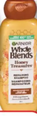 Familiprix Garnier Whole Blends repairing shampoo blended with honey & beeswax 370ml offer