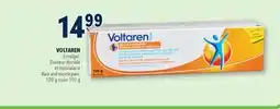 Familiprix VOLTAREN, Back and muscle pain, 120 g or 150 g offer