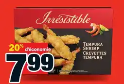 Super C TEMPURA SHRIMP CREVETTES TEMPURA offer